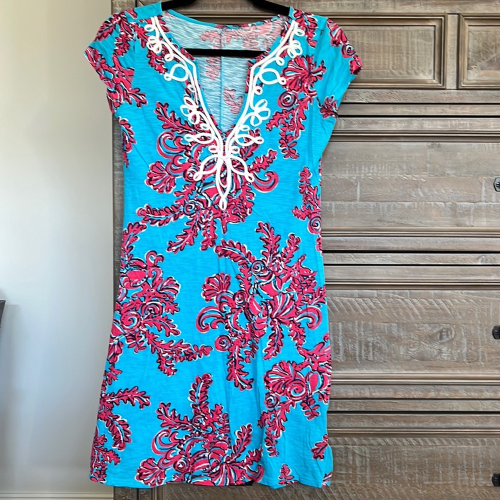 Lilly Pulitzer T shirt cotton dress size xs